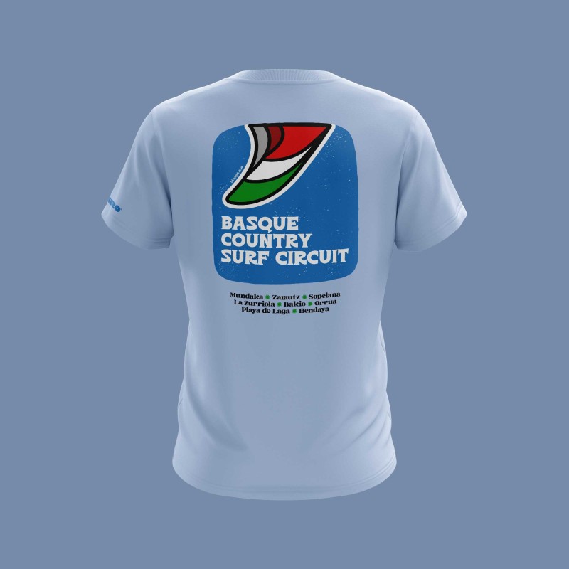 Men’s Surf Circuit T-Shirt | ZiroClub Basque Country Men’s Surf Circuit T-Shirt | ZiroClub Basque Country