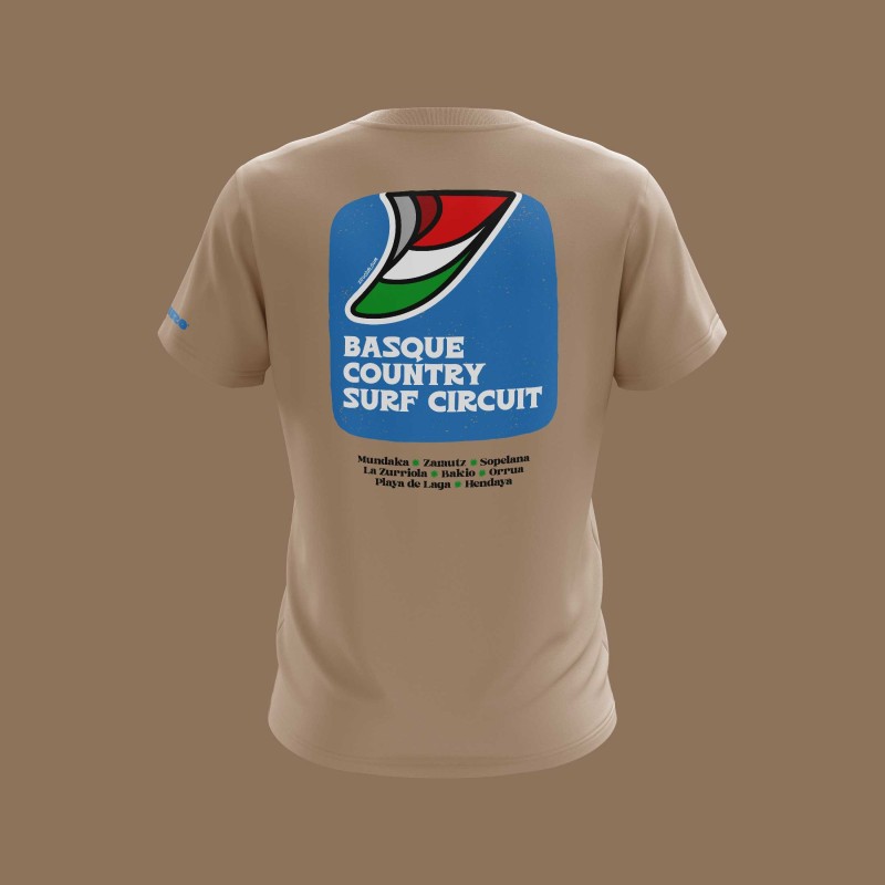 Men’s Surf Circuit T-Shirt | ZiroClub Basque Country Men’s Surf Circuit T-Shirt | ZiroClub Basque Country