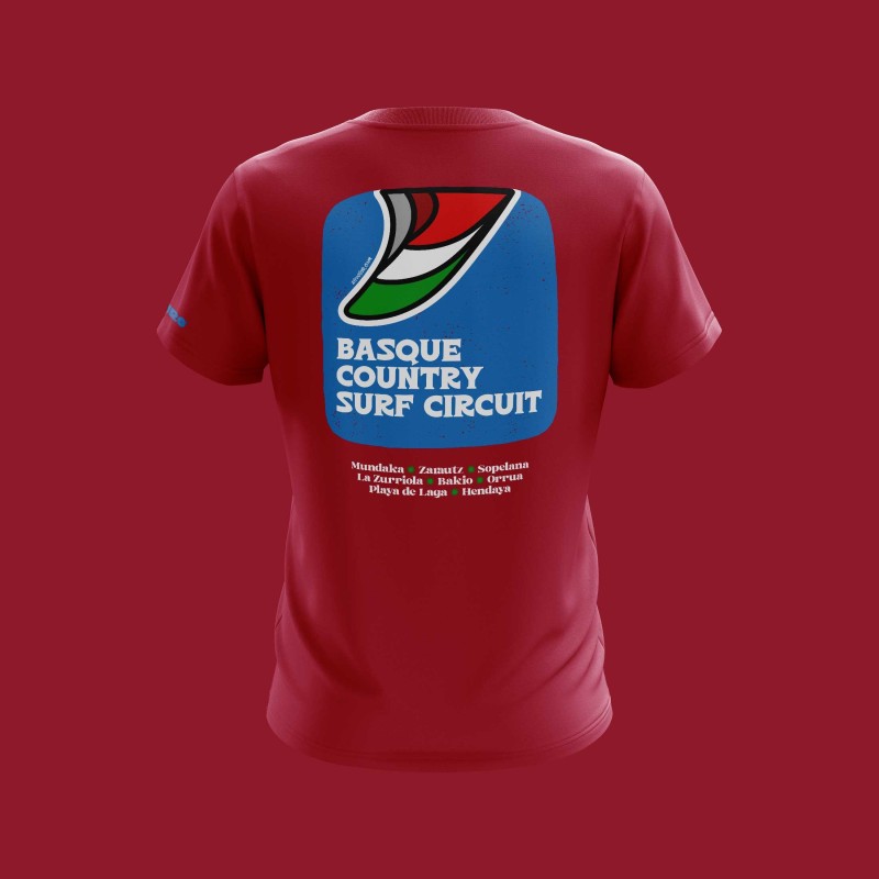 Men’s Surf Circuit T-Shirt | ZiroClub Basque Country Men’s Surf Circuit T-Shirt | ZiroClub Basque Country