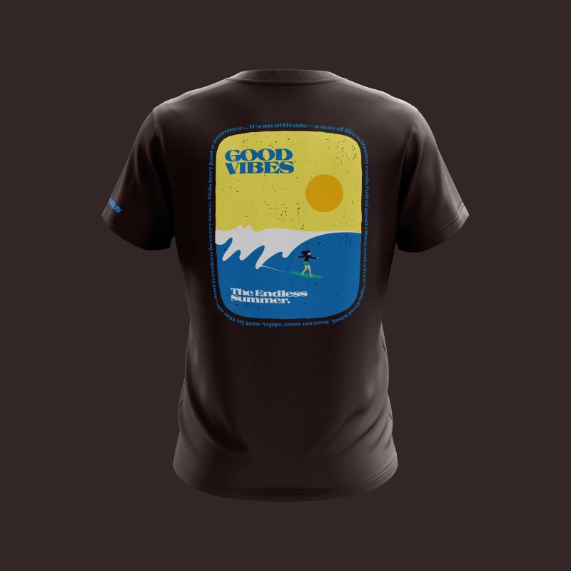 Good Vibes Surf T-Shirt | The Endless Summer | ZiroClub Good Vibes Surf T-Shirt | The Endless Summer | ZiroClub