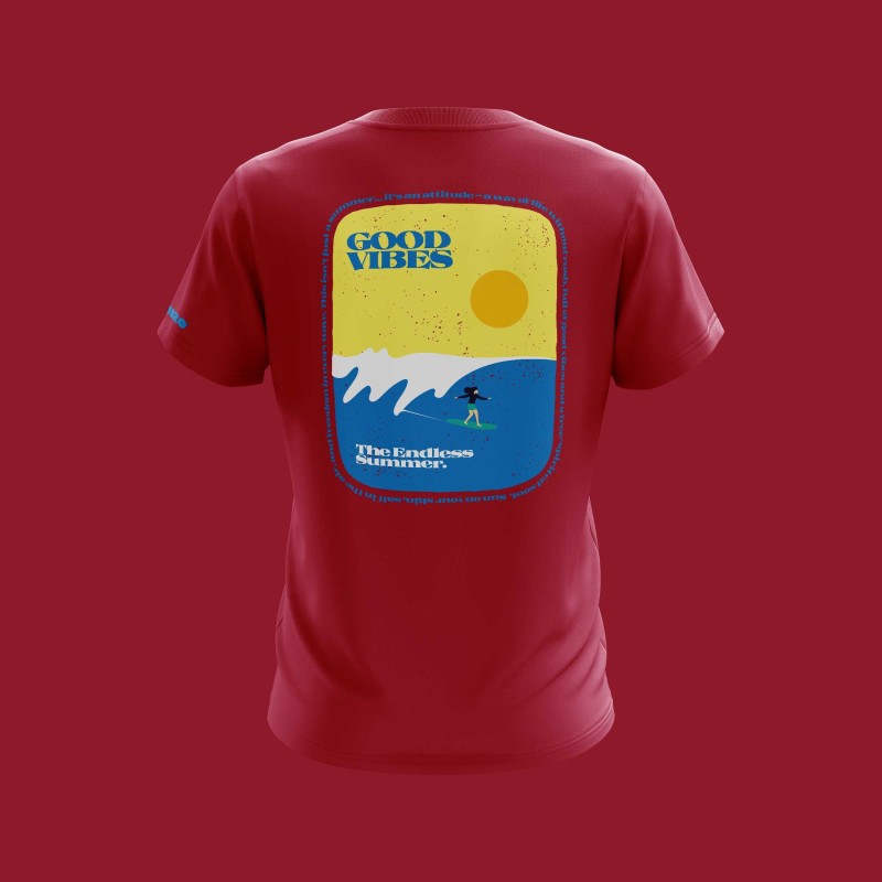 Good Vibes Surf T-Shirt | The Endless Summer | ZiroClub Good Vibes Surf T-Shirt | The Endless Summer | ZiroClub