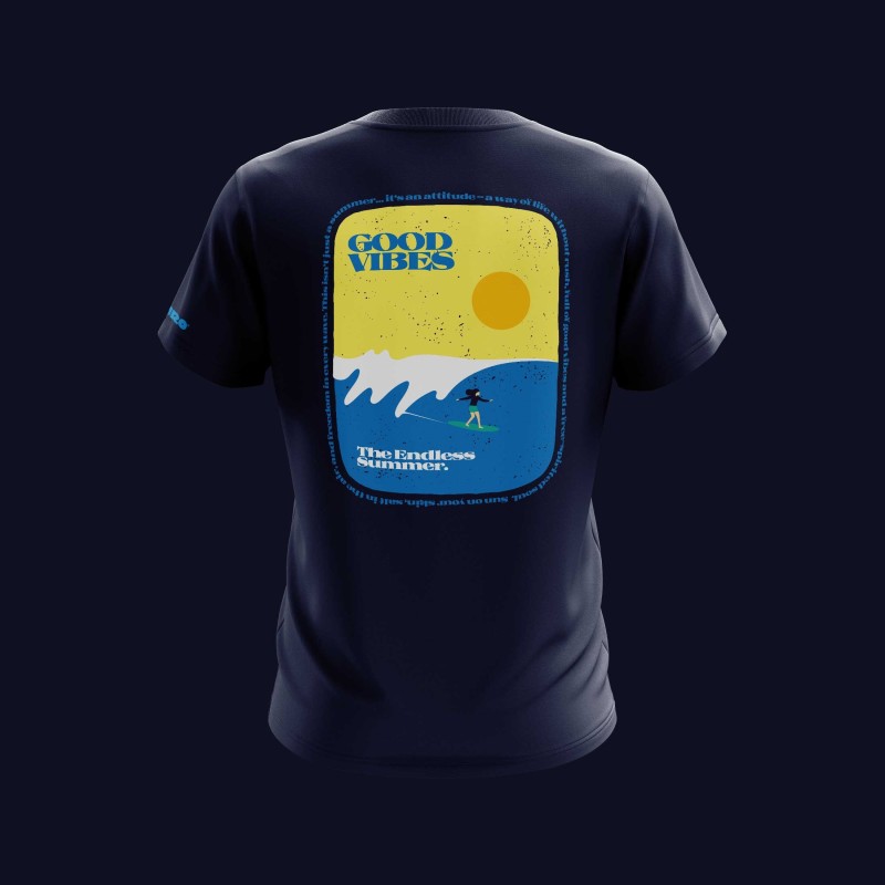 Good Vibes Surf T-Shirt | The Endless Summer | ZiroClub Good Vibes Surf T-Shirt | The Endless Summer | ZiroClub