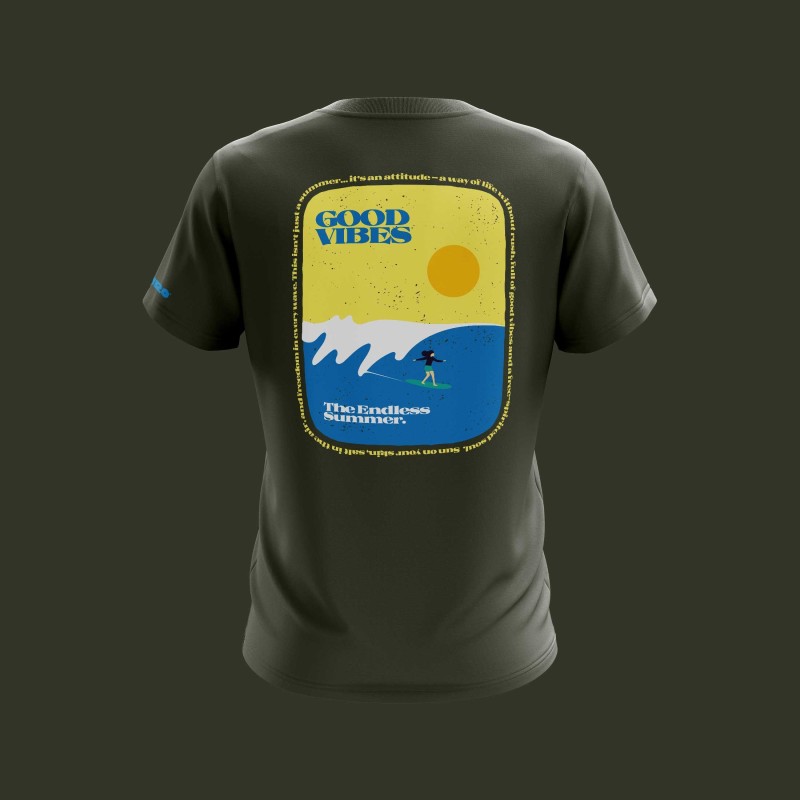 Good Vibes Surf T-Shirt | The Endless Summer | ZiroClub Good Vibes Surf T-Shirt | The Endless Summer | ZiroClub