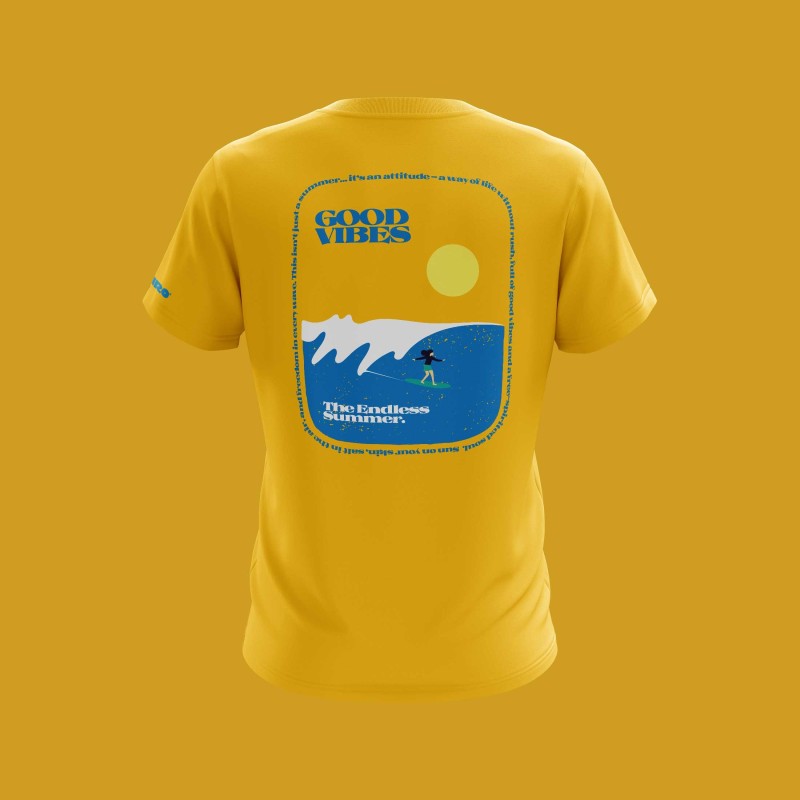 Good Vibes Surf T-Shirt | The Endless Summer | ZiroClub Good Vibes Surf T-Shirt | The Endless Summer | ZiroClub