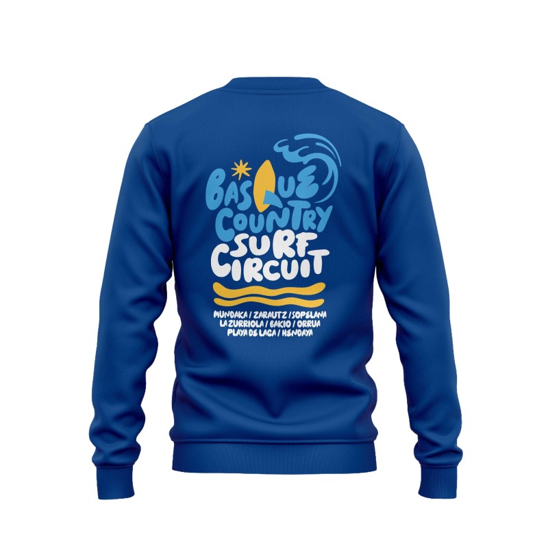 Sudadera Hombre Basque Country Surf Circuit Verde Botella | Ziro Club