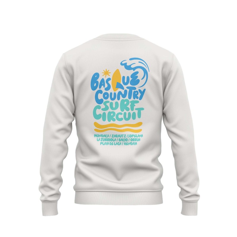 Men’s Basque Country Surf Circuit Bottle Green Sweatshirt | Ziro Club