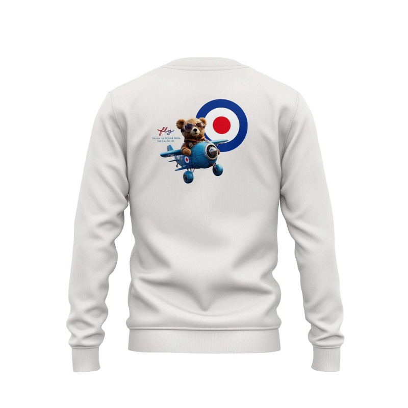 Sudadera Hombre Aviator Bear Fly Higher | Ziro Club