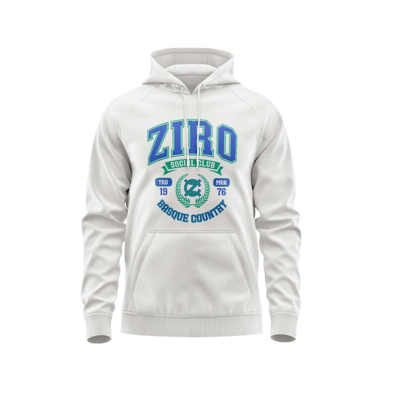 Hoodie ZIRO Social Club | Basque Country | Estilo Varsity | Ziro Club