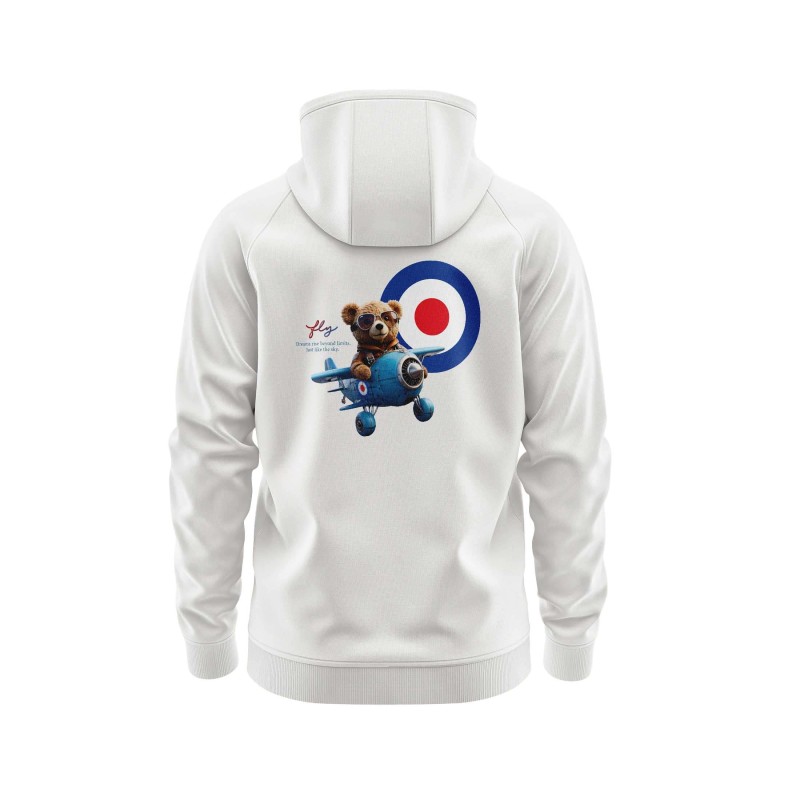 Hoodie Aviator Bear – Fly Beyond Edition | Estilo Retro y Aventura