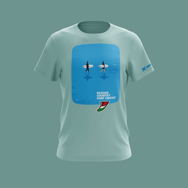 Basque Country Surf Circuit T-Shirt | ZiroClub Basque Country Surf Circuit T-Shirt | ZiroClub