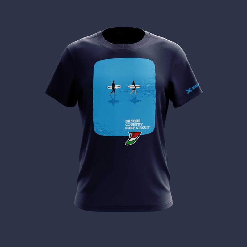 Basque Country Surf Circuit T-Shirt | ZiroClub Basque Country Surf Circuit T-Shirt | ZiroClub