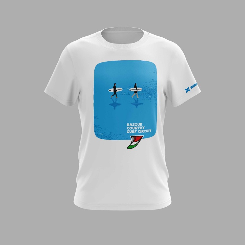 Basque Country Surf Circuit T-Shirt | ZiroClub Basque Country Surf Circuit T-Shirt | ZiroClub