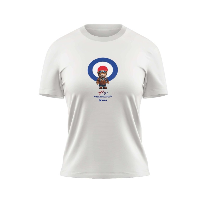 Women’s Aviator Bear RAF Style T-Shirt | Ziro Club
