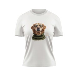 Camiseta Mujer Golden Retriever Portrait | Ziro Club