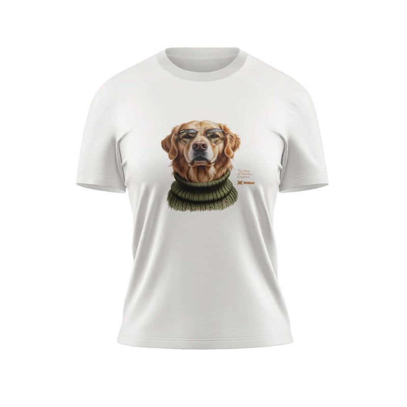 Women’s Golden Retriever Portrait T-Shirt | Ziro Club