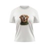 Women’s Golden Retriever Portrait T-Shirt | Ziro Club