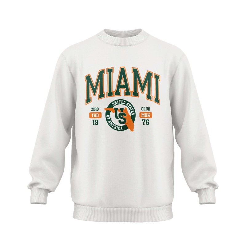 MIAMI College Varsity Sweatshirt | Retro Style | Ziro Club