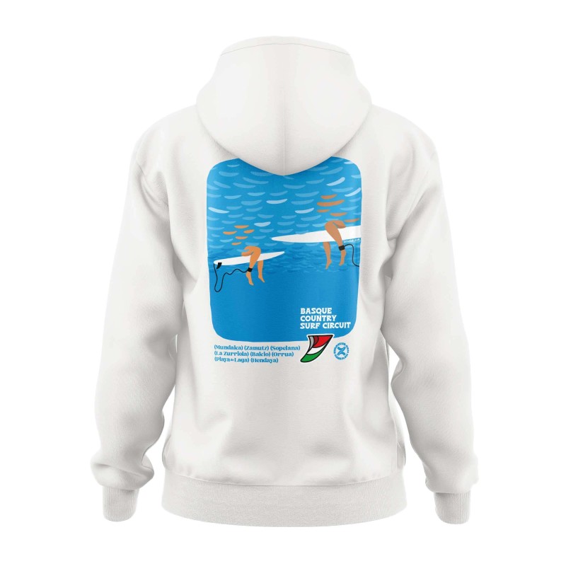 Hoodie Mujer Basque Country Surf Circuit Paddling | Ziro Club