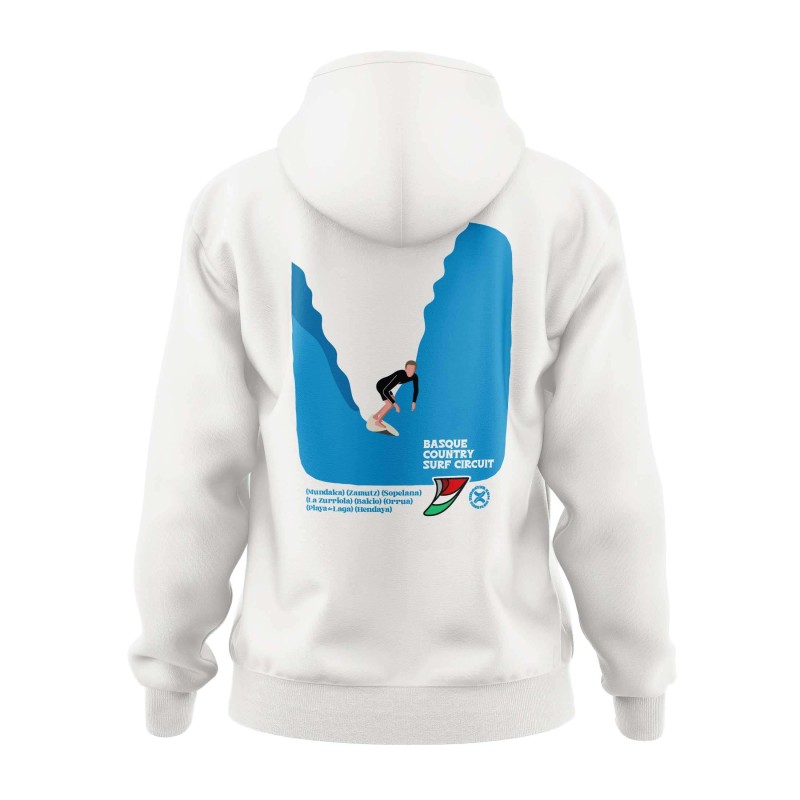 Hoodie Mujer Basque Country Surf Circuit Tube Rider | Ziro Club