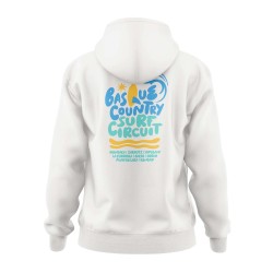 Hoodie Mujer Basque Country Surf Circuit Typography Surfboard | Ziro Club