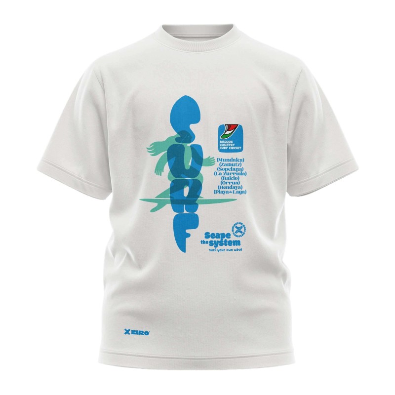 Kids’ Surf Basque Country Escape the System T-Shirt | Ziro Club