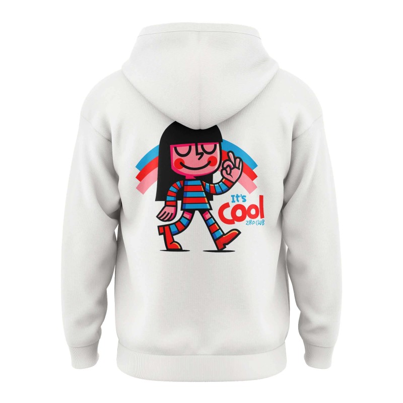 Sudadera Niño con Capucha It’s Cool Girl | Ziro Club