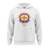 Kids’ White Hoodie Golden Eagle – Varsity College Style | Ziro Club