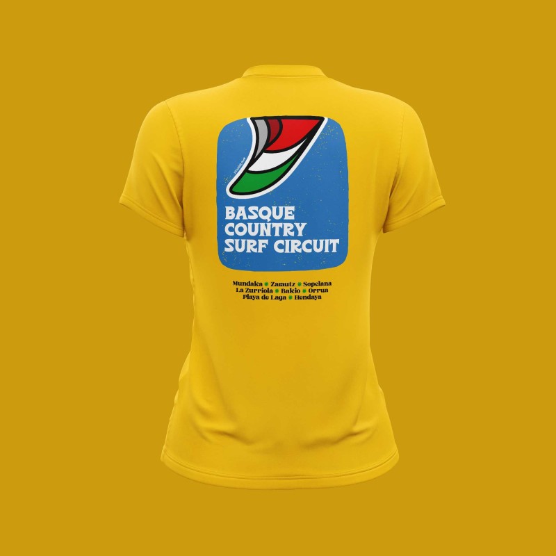 Women’s Basque Country Surf Circuit T-Shirt | ZiroClub Women’s Basque Country Surf Circuit T-Shirt | ZiroClub